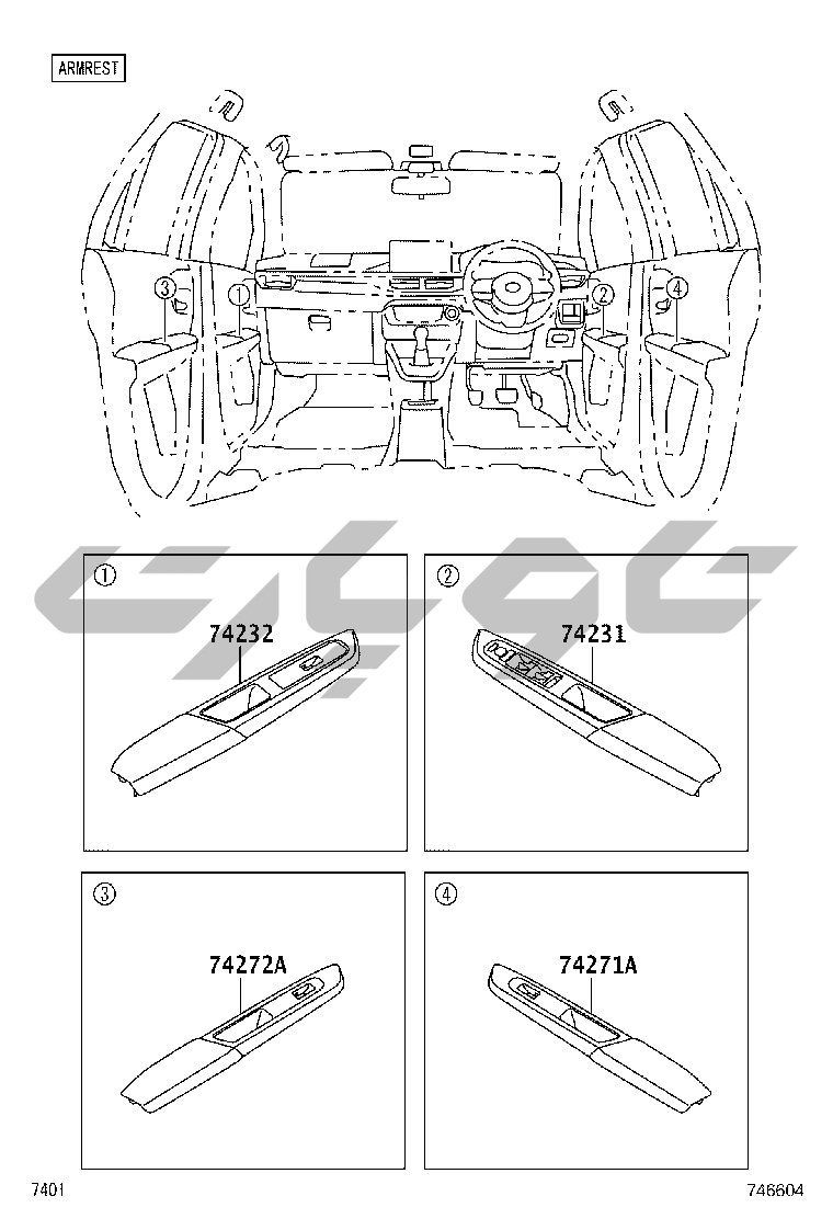 7401: ARMREST