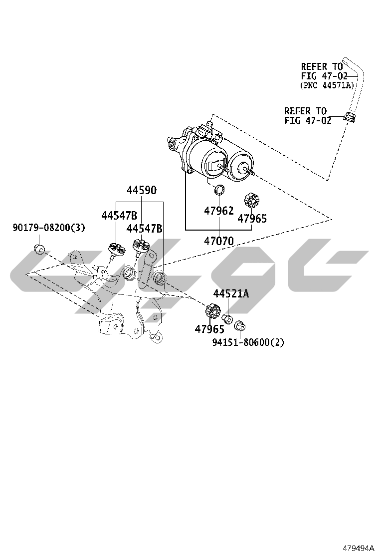 4708: brake tube & clamp
