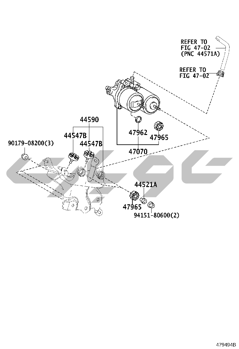 4708: brake tube & clamp