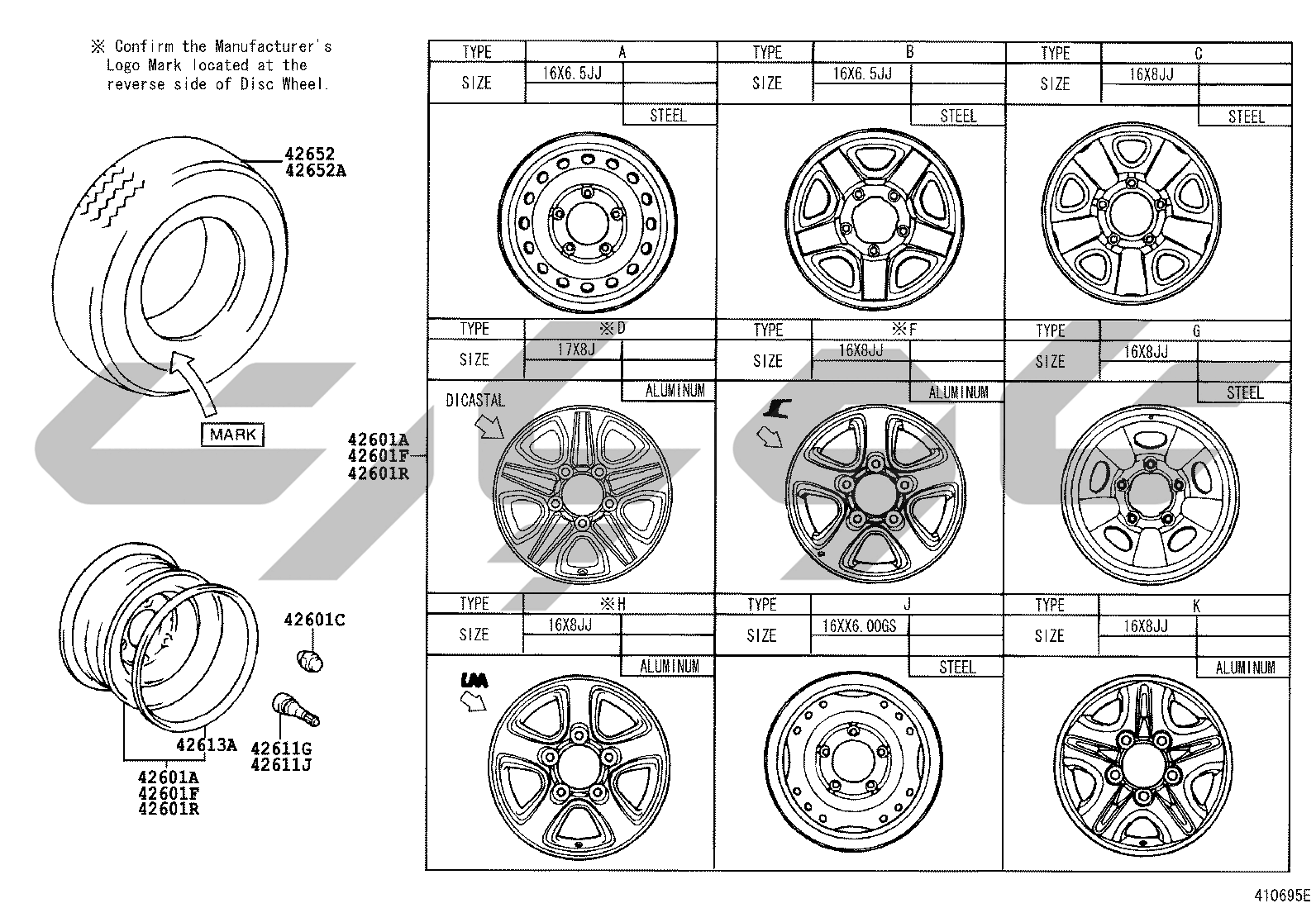 4103: disc wheel & wheel cap