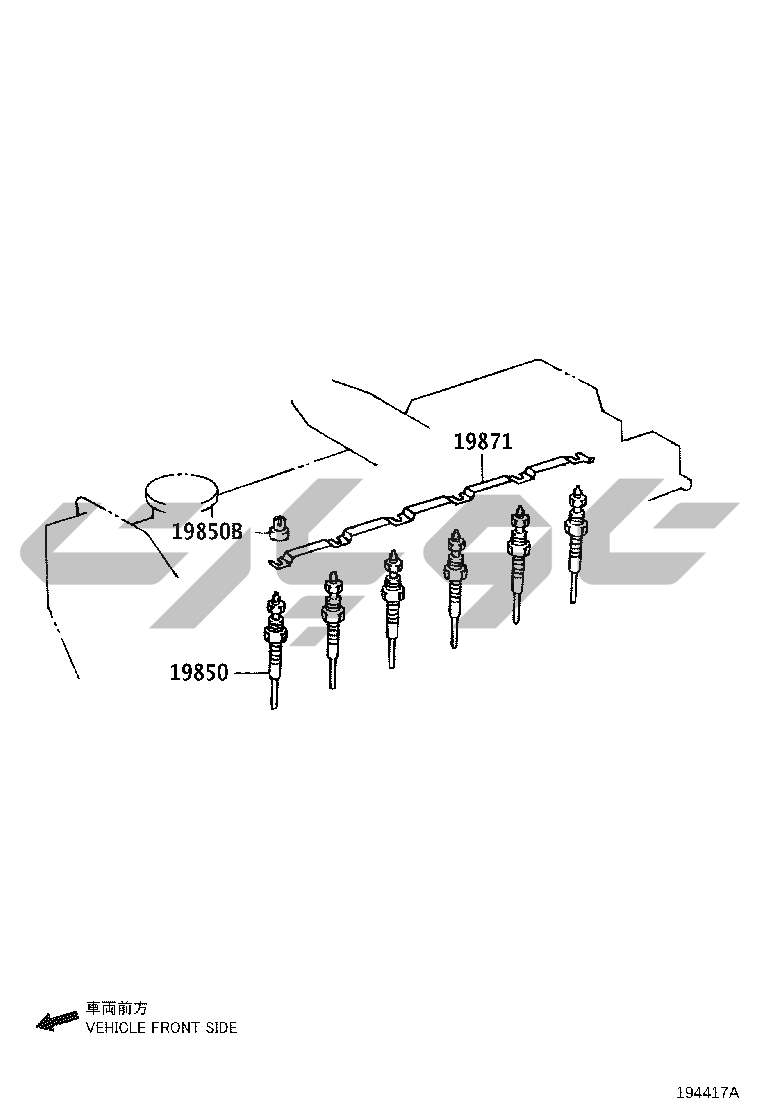 1901: ignition coil & spark plug