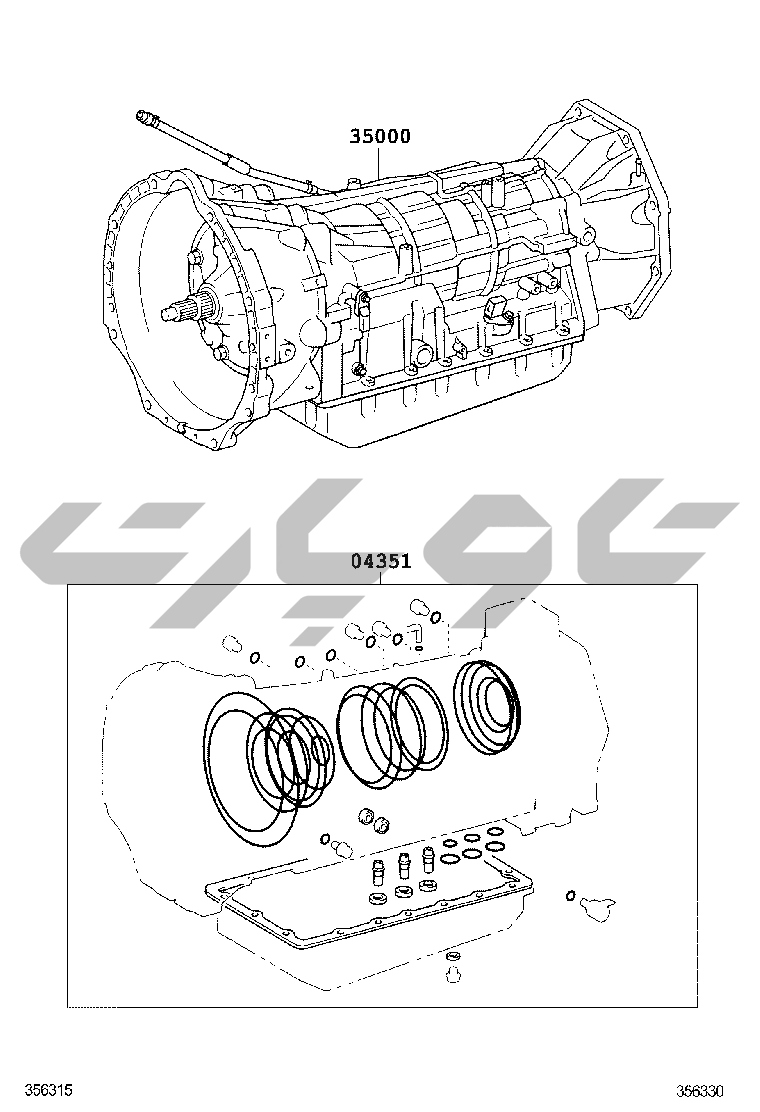 3501: transfer assembly & gasket kit