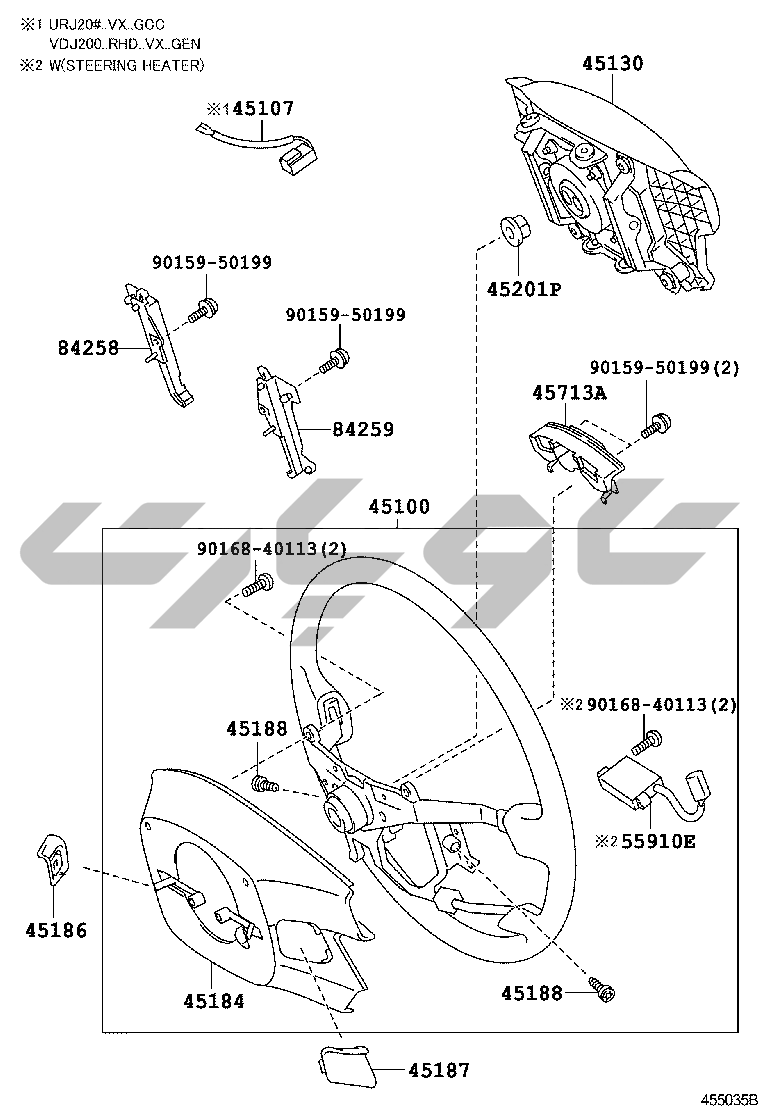 4504: steering wheel