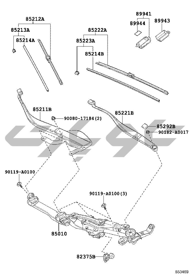 8501: WINDSHIELD