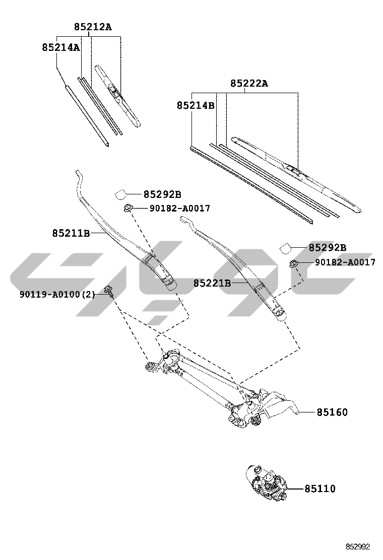 8501: WINDSHIELD
