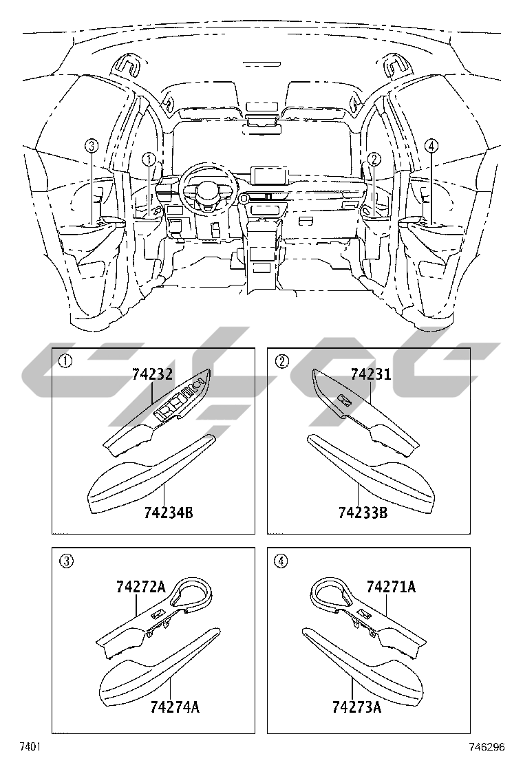 7401: ARMREST