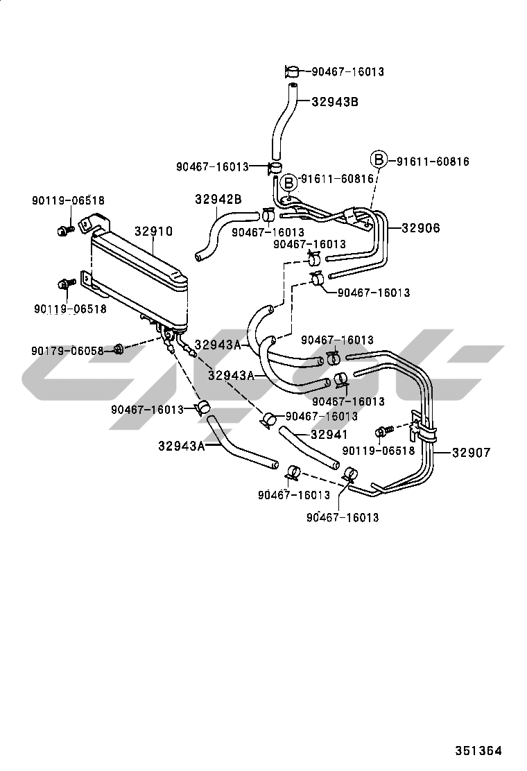 3514: U140EAIRCOOLINGOILCOOLER98089908MCV20