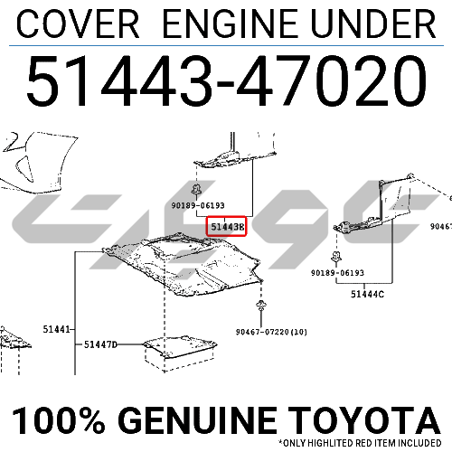 COVER ENGINE UNDER