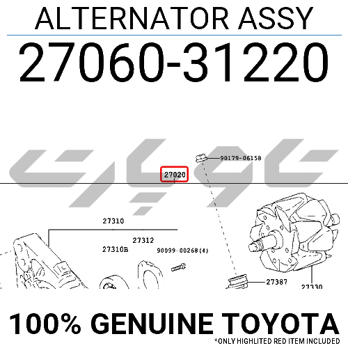 ALTERNATOR ASSY