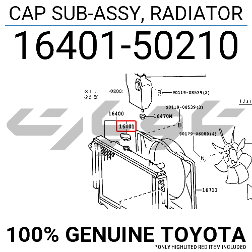 CAP SUB-ASSY, RADIATOR