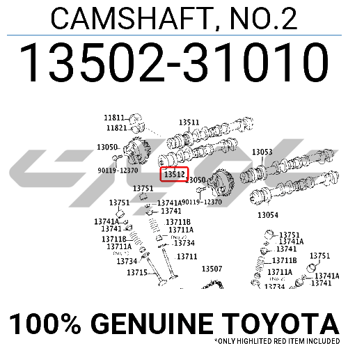 CAMSHAFT, NO.2