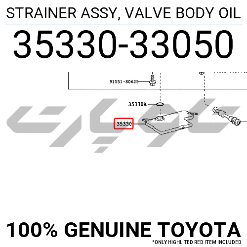 STRAINER ASSY, VALVE BODY OIL