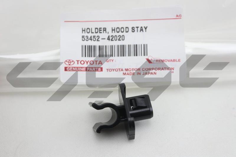 HOLDER, HOOD STAY