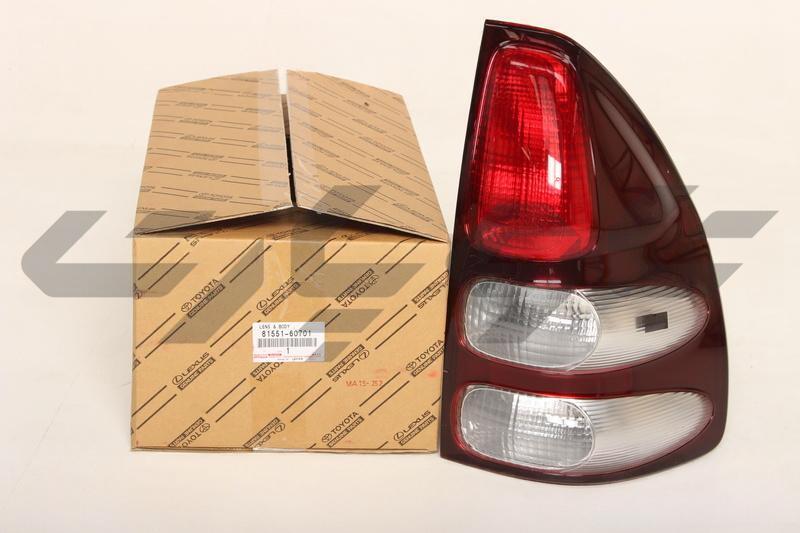LENS & BODY, REAR COMBINATION LAMP, RH