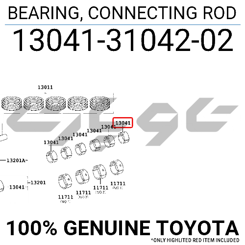 BEARING, CONNECTING ROD