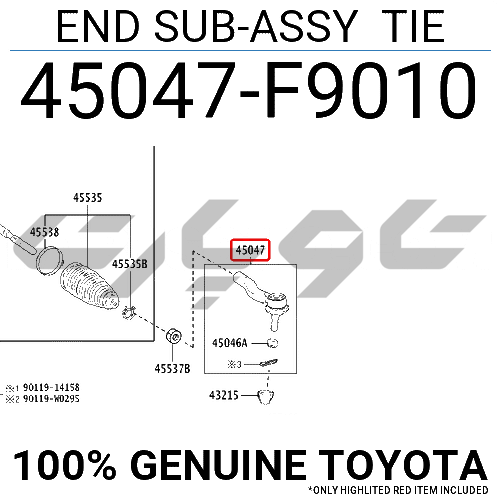 END SUB-ASSY TIE