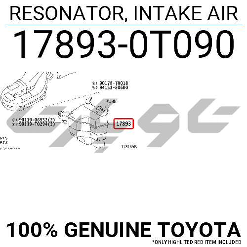 RESONATOR, INTAKE AIR