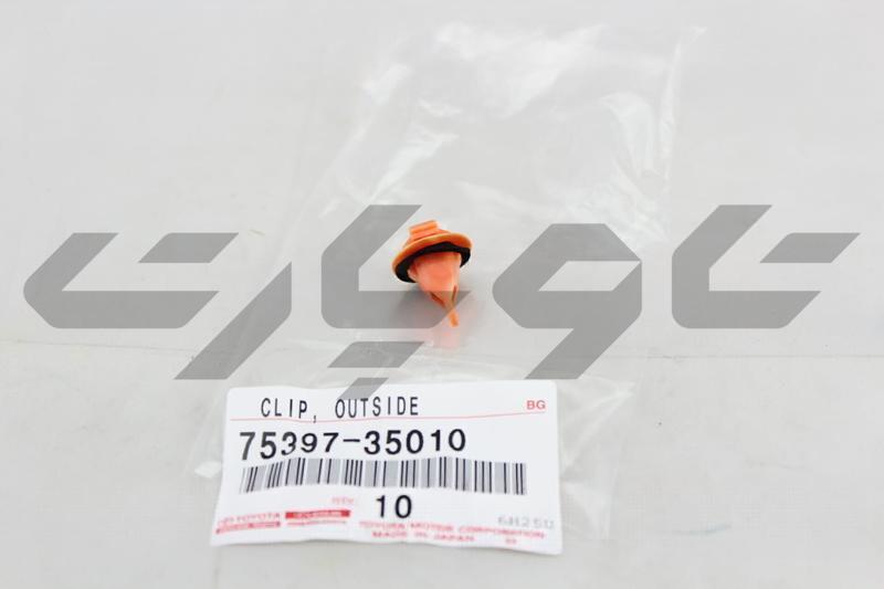 CLIP, BACK DOOR MOULDING, NO.3
