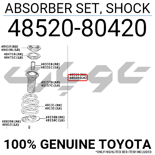 ABSORBER SET, SHOCK