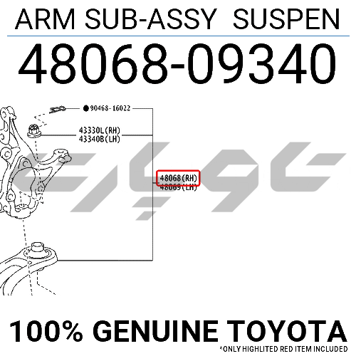 ARM SUB-ASSY SUSPEN