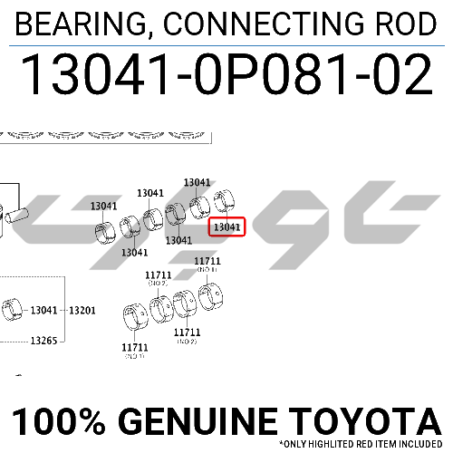 BEARING, CONNECTING ROD