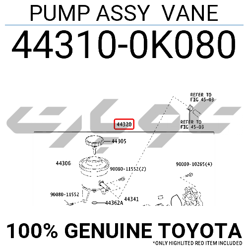 PUMP ASSY VANE