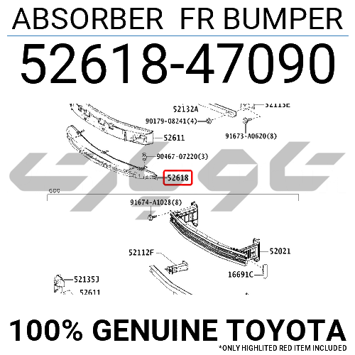 ABSORBER FR BUMPER
