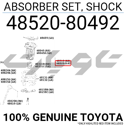 ABSORBER SET, SHOCK