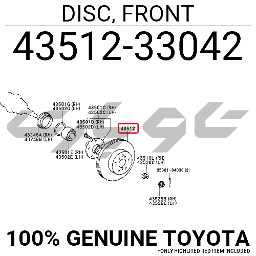DISC, FRONT