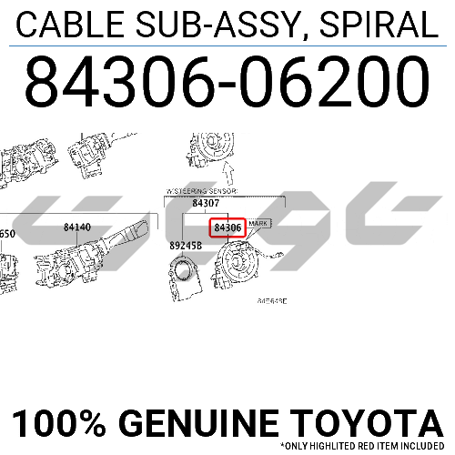 CABLE SUB-ASSY, SPIRAL