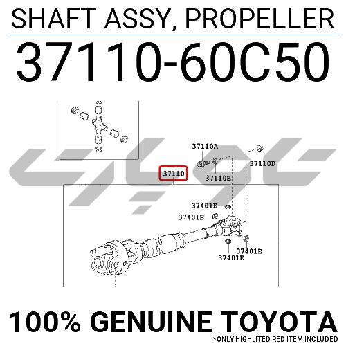 SHAFT ASSY, PROPELLER