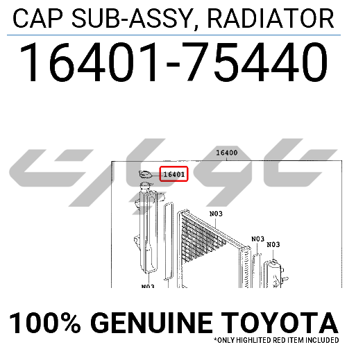 CAP SUB-ASSY, RADIATOR