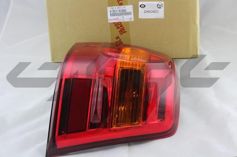 LENS & BODY, REAR COMBINATION LAMP, RH