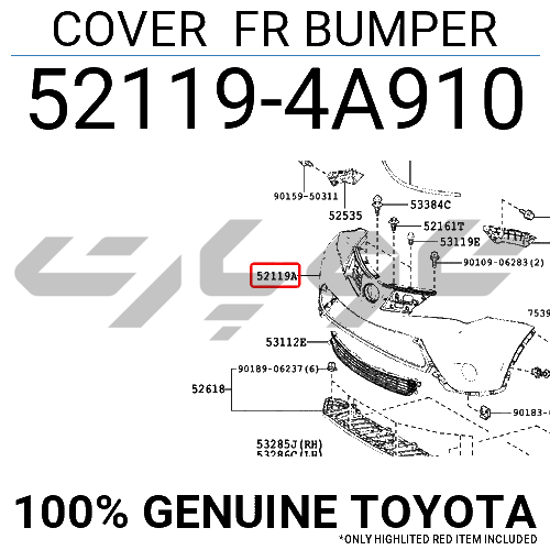 COVER FR BUMPER
