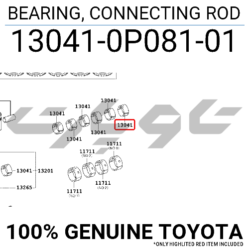 BEARING, CONNECTING ROD