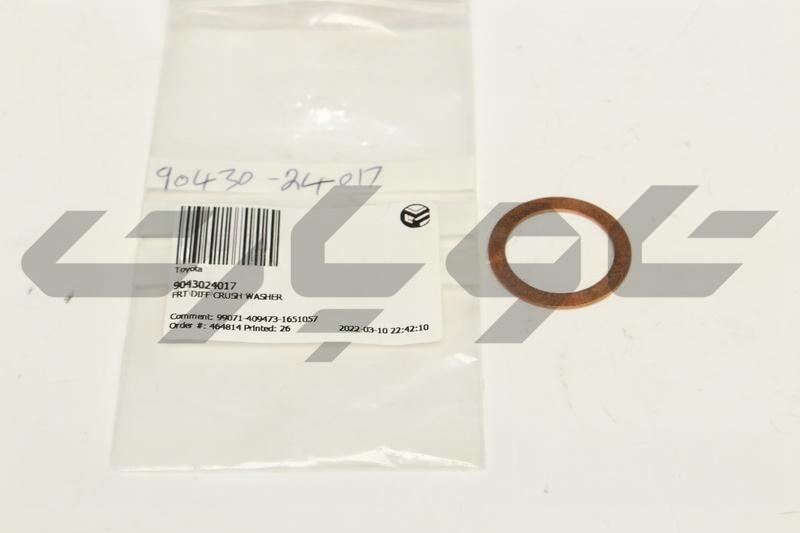 FRT DIFF CRUSH WASHER