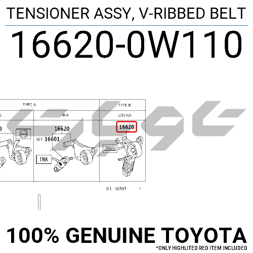 TENSIONER ASSY, V-RIBBED BELT