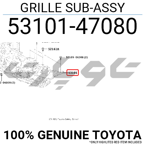 GRILLE SUB-ASSY
