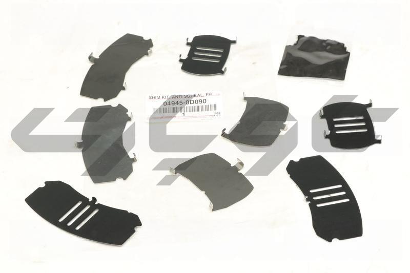 SHIM KIT, ANTI SQUEAL, FRONT