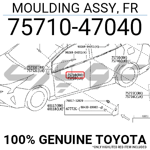 MOULDING ASSY, FR