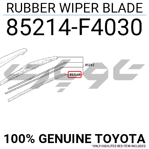 RUBBER WIPER BLADE
