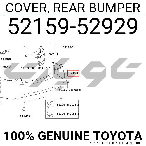 COVER, RR BUMPER L/COLOR