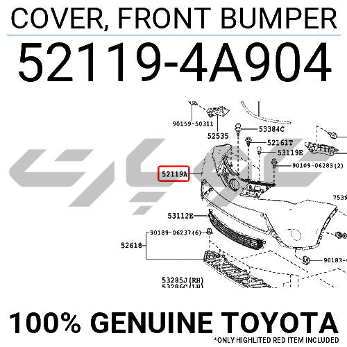 COVER, FR BUMPER