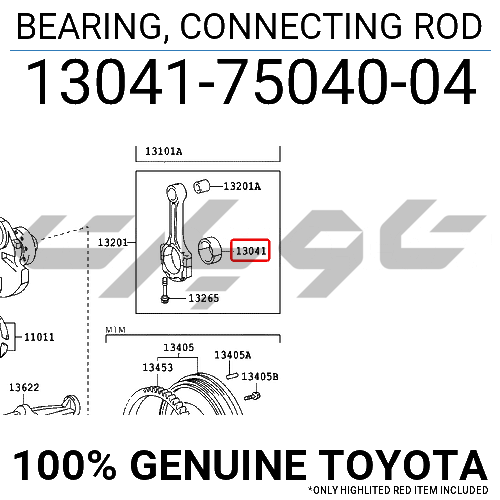 BEARING, CONNECTING ROD