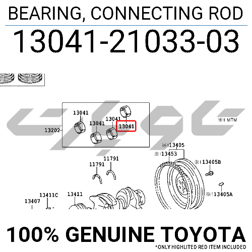 BEARING, CONNECTING ROD
