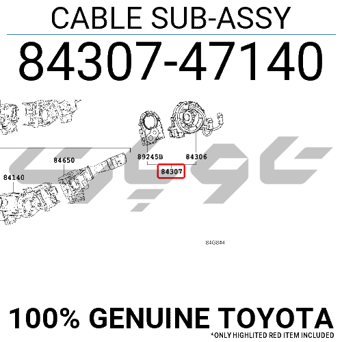 CABLE SUB-ASSY