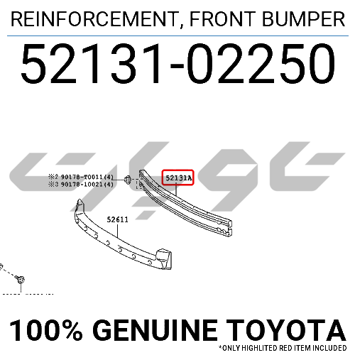 REINFORCEMENT, FRONT BUMPER
