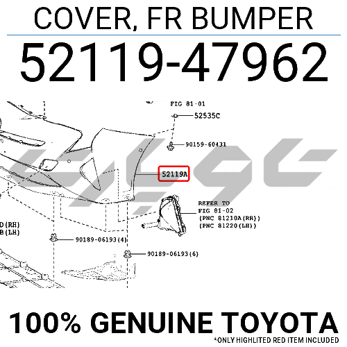 COVER, FR BUMPER