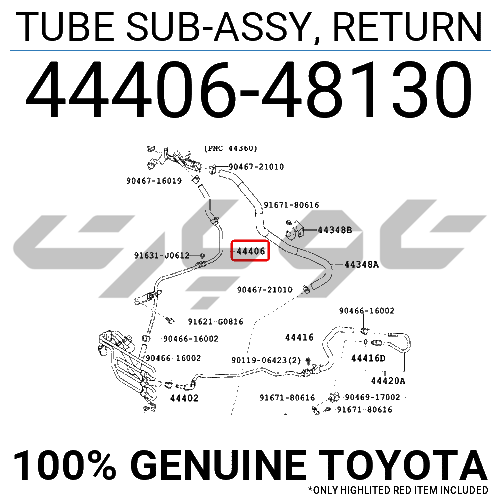 TUBE SUB-ASSY, RETURN