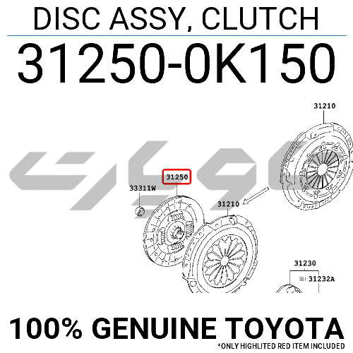 DISC ASSY, CLUTCH